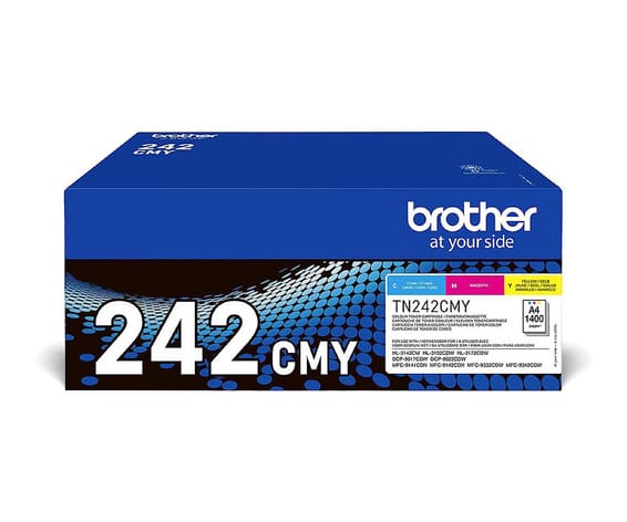 Brother TN-242CMY Cartouche de toner 1 pièce(s) Original Cyan, Magenta, Jaune (TN-242CMY)