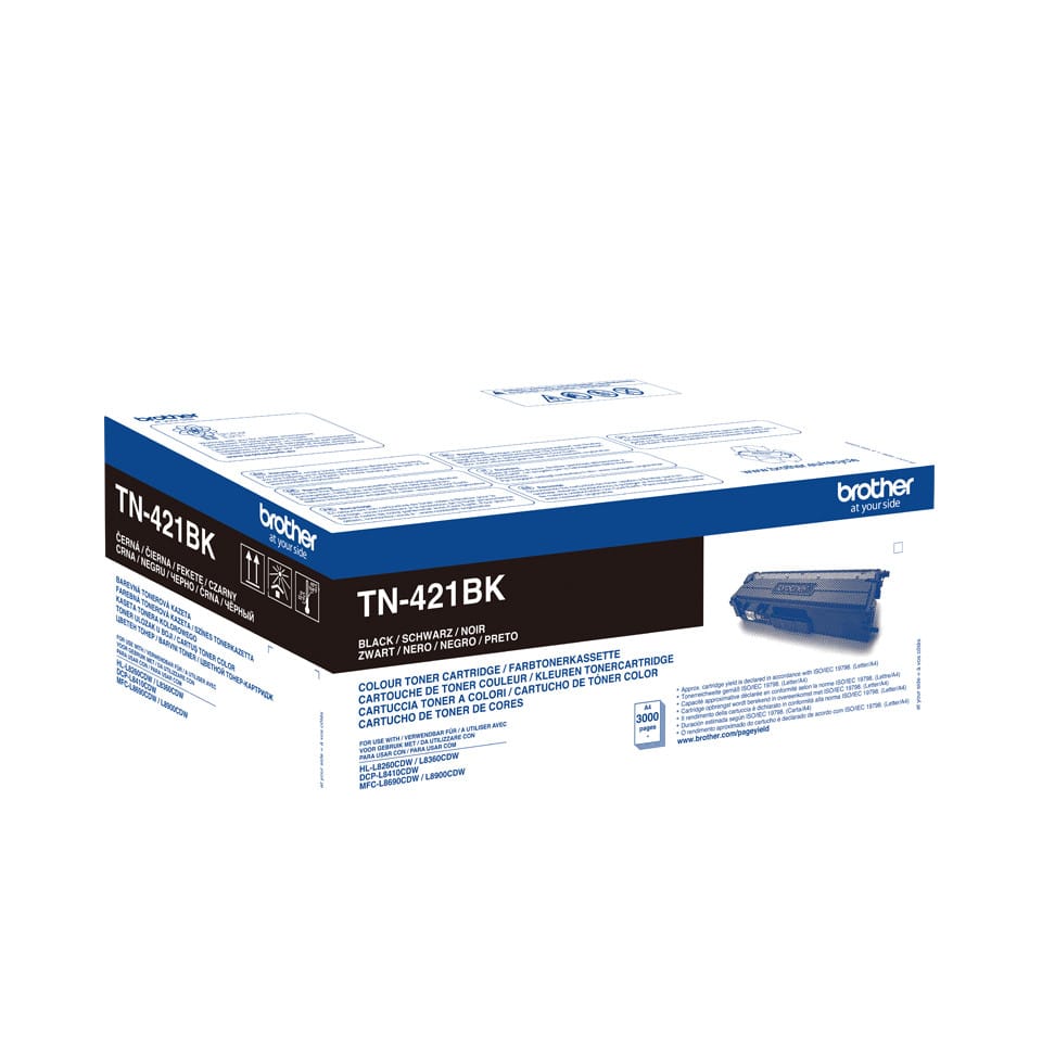 Brother TN-421BK Cartouche de toner 1 pièce(s) Original Noir (TN-421BK) — image 2
