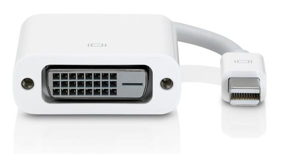 Adaptateur Mini-DisplayPort vers DVI (compatible écran 20 ou 23 pouces)