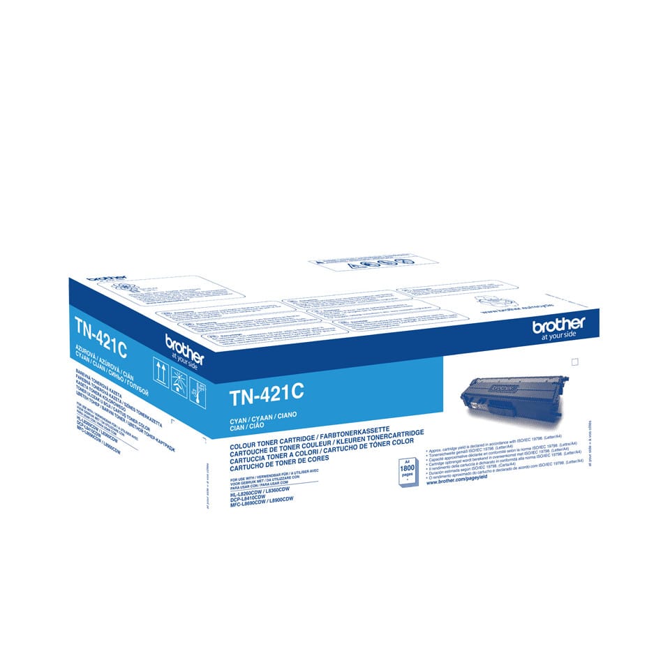 Brother TN-421C Cartouche de toner 1 pièce(s) Original Cyan (TN-421C) — image 2
