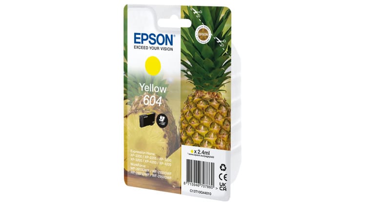 Epson 604 cartouche d'encre 1 pièce(s) Original Rendement standard Jaune (C13T10G44010) — image 2