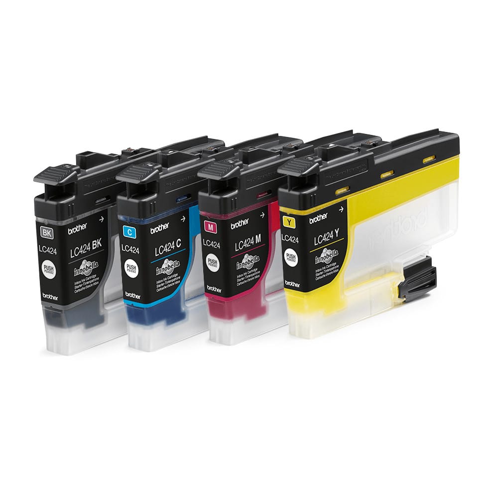 Brother LC-424VAL cartouche d'encre 4 pièce(s) Original Noir, Cyan, Magenta, Jaune (LC-424VAL) — image 2