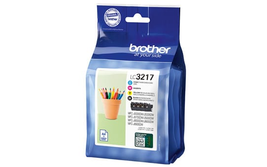 Brother LC-3217 cartouche d'encre Original Noir, Cyan, Magenta, Jaune (LC-3217VALDR) — image 2