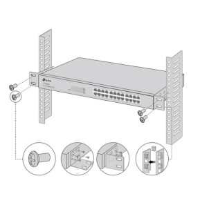 TP-Link 13 Inch Switch Rack Mount Kit Kit de montage (RACKMOUNT KIT-13)