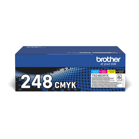 Brother TN-248VAL Cartouche de toner 4 pièce(s) Original Noir, Cyan, Magenta, Jaune (TN-248VAL)