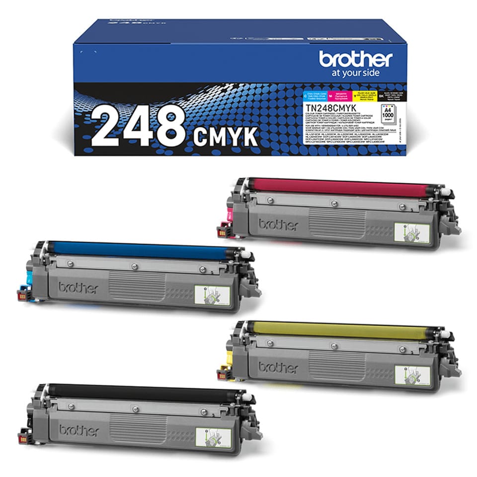 Brother TN-248VAL Cartouche de toner 4 pièce(s) Original Noir, Cyan, Magenta, Jaune (TN-248VAL) — image 3