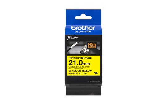 Brother HSE651E ruban d'impression Noir (HSE651E)