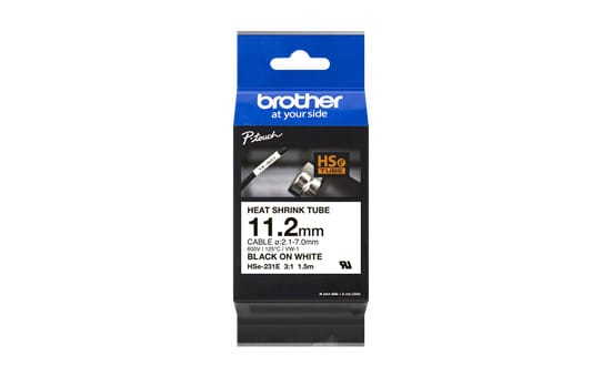 Brother HSE231E ruban d'impression Noir (HSE231E)