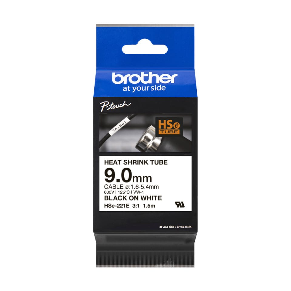Brother HSE221E tuyau thermo-rétractable (HSE221E) — image 1