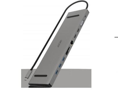 Acer ACG-DCK-C-1 Avec fil USB 3.2 Gen 1 (3.1 Gen 1) Type-C Gris (LC.DCK11.001) — image 1