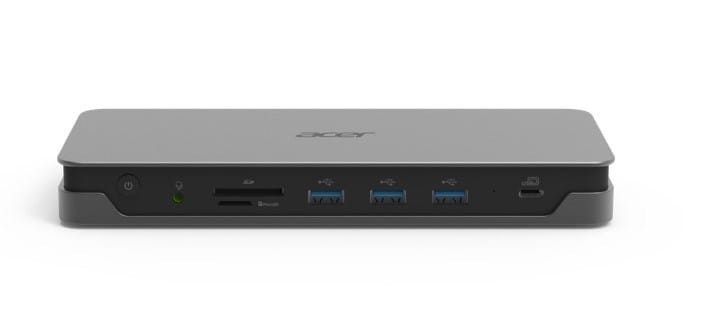 Acer USB Type-C Gen 1 Dock Avec fil USB 3.2 Gen 1 (3.1 Gen 1) Type-C Gris (GP.DCK11.00Q) — image 1