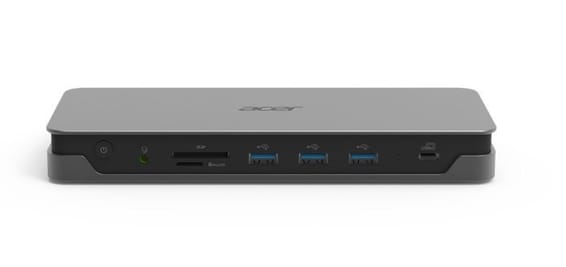 Acer USB Type-C Gen 1 Dock Avec fil USB 3.2 Gen 1 (3.1 Gen 1) Type-C Gris (GP.DCK11.00Q)