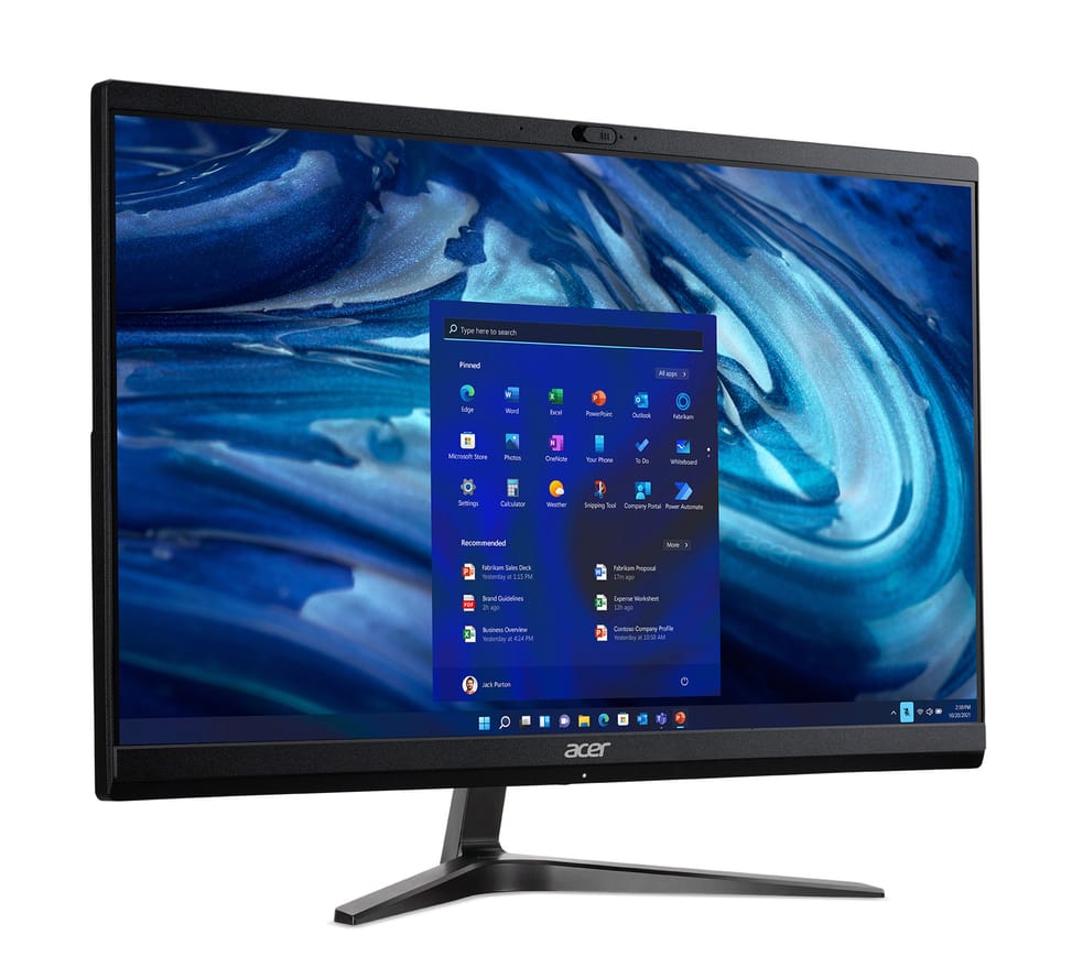 Acer Veriton Z2594G Intel® Core™ i5 60,5 cm (23.8") 1920 x 1080 pixels 16 Go DDR4-SDRAM 512 Go SSD PC All-in-One Windows 11 — image 2