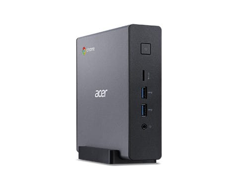 Acer Chromebox CXI4 Mini PC Intel® Core™ i3 i3-10110U 8 Go DDR4-SDRAM 64 Go Flash ChromeOS Noir (DT.Z1NEG.00C)