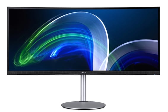 Acer CB342CUR écran plat de PC 86,4 cm (34") 3440 x 1440 pixels UltraWide Quad HD LED Noir, Argent (UM.CB2EE.015)