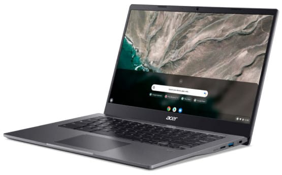 Acer Chromebook CB514-1W-353X 35,6 cm (14") Full HD Intel® Core™ i3 i3-1115G4 8 Go LPDDR4x-SDRAM 128 Go SSD Wi-Fi 6 (802.11ax)