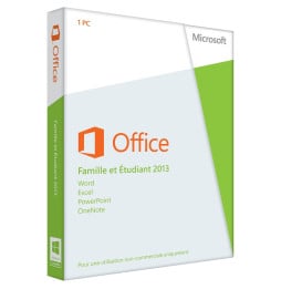 Microsoft Office Famille et Etudiant 2013 32-bit/x64 Français Only EM DVD
