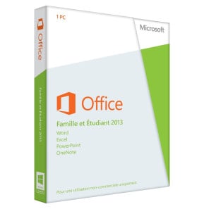 Microsoft Office Famille et Etudiant 2013 32-bit/x64 Français Only EM DVD