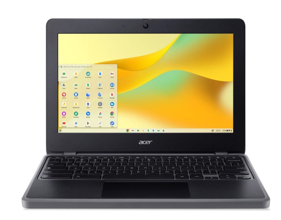 Acer Chromebook C736-TCO-C7CW 29,5 cm (11.6") HD N100 4 Go DDR5-SDRAM 64 Go Flash Wi-Fi 6E (802.11ax) ChromeOS Noir — image 1