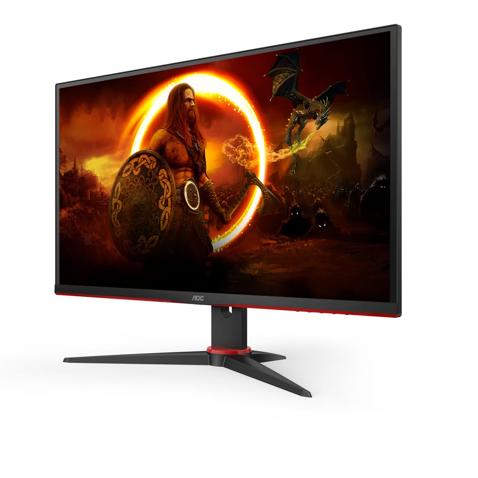 AOC G2 Q27G2E/BK écran plat de PC 68,6 cm (27") 2560 x 1440 pixels Quad HD Noir, Rouge (Q27G2E/BK) — image 5