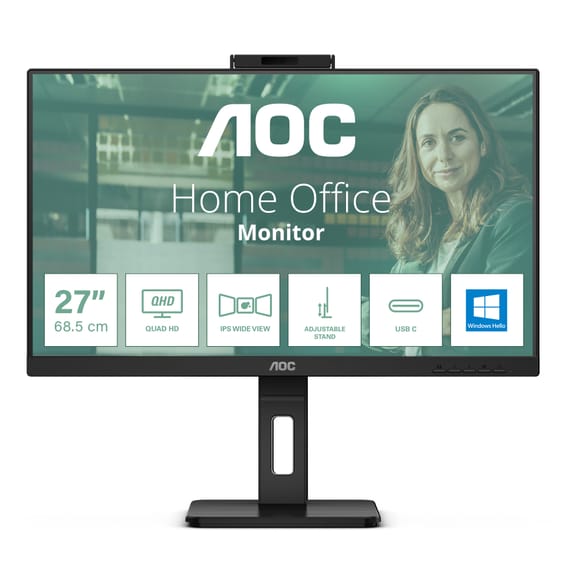 AOC Q27P3QW écran plat de PC 68,6 cm (27") 2560 x 1440 pixels Quad HD Noir (Q27P3QW)