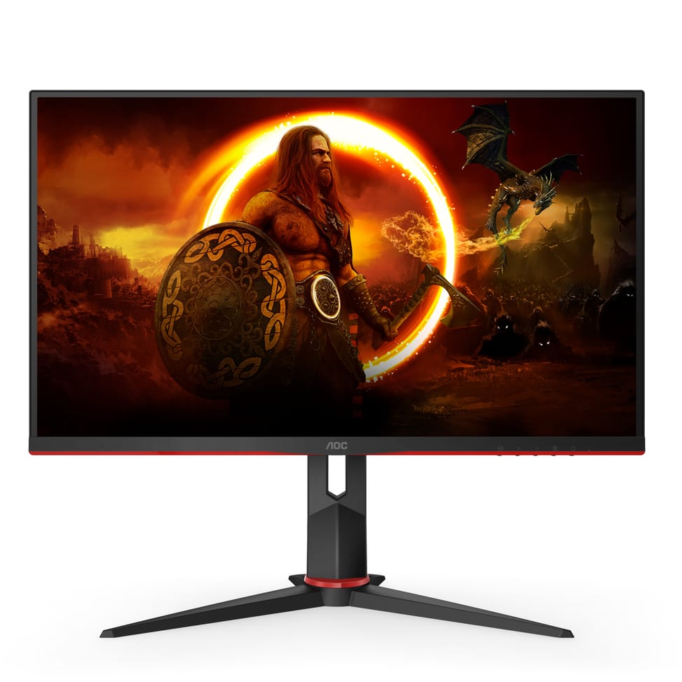 AOC G2 Q27G2U/BK écran plat de PC 68,6 cm (27") 2560 x 1440 pixels Quad HD LED Noir, Rouge (Q27G2U/BK) — image 3