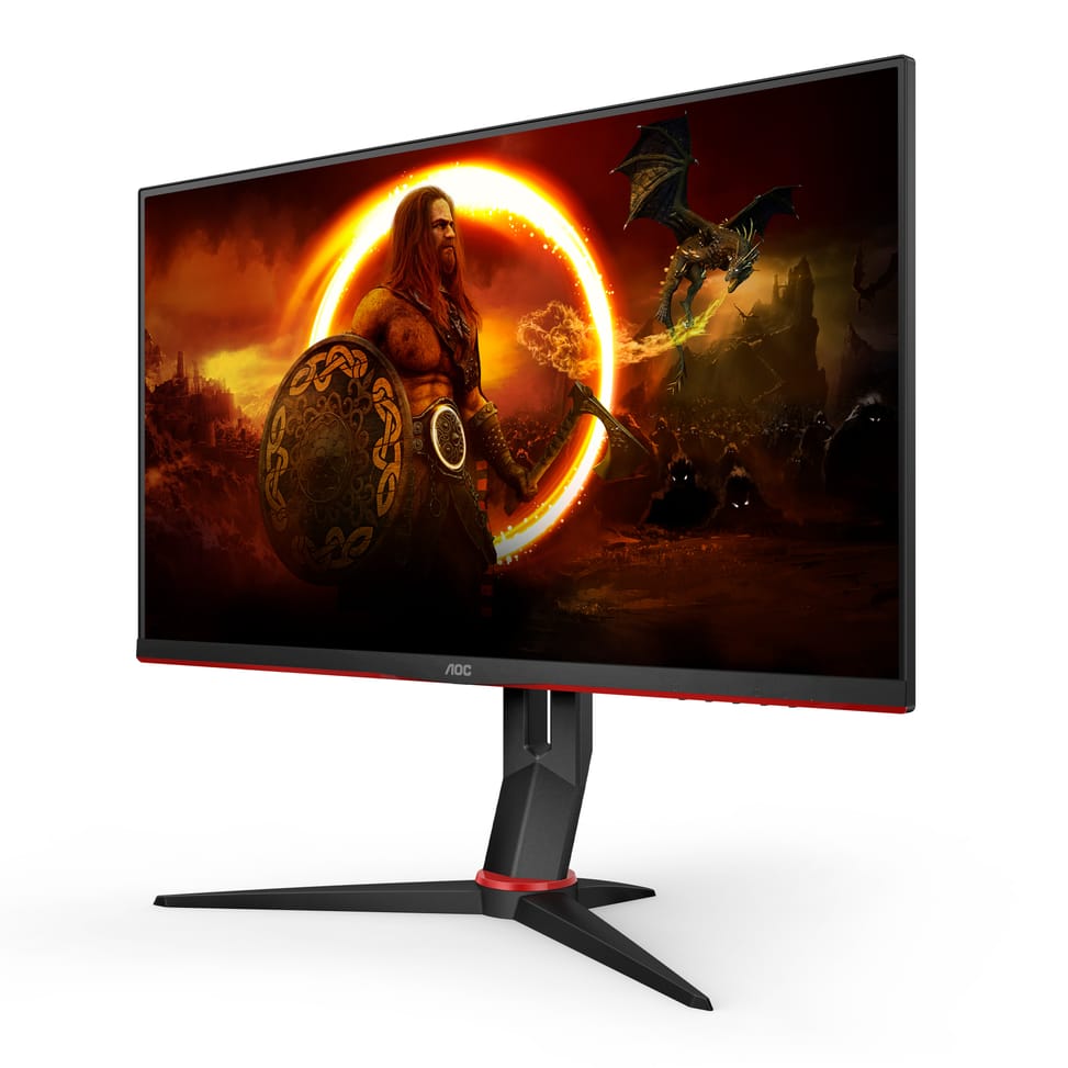 AOC G2 Q27G2U/BK écran plat de PC 68,6 cm (27") 2560 x 1440 pixels Quad HD LED Noir, Rouge (Q27G2U/BK) — image 4