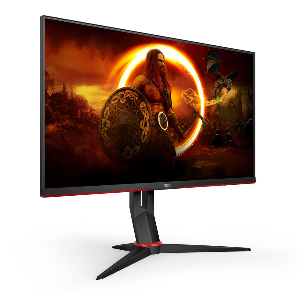 AOC G2 Q27G2U/BK écran plat de PC 68,6 cm (27") 2560 x 1440 pixels Quad HD LED Noir, Rouge (Q27G2U/BK) — image 5