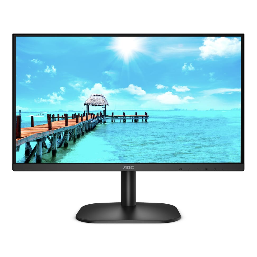 AOC B2 24B2XH/EU LED display 60,5 cm (23.8") 1920 x 1080 pixels Full HD Noir (24B2XH/EU) — image 3