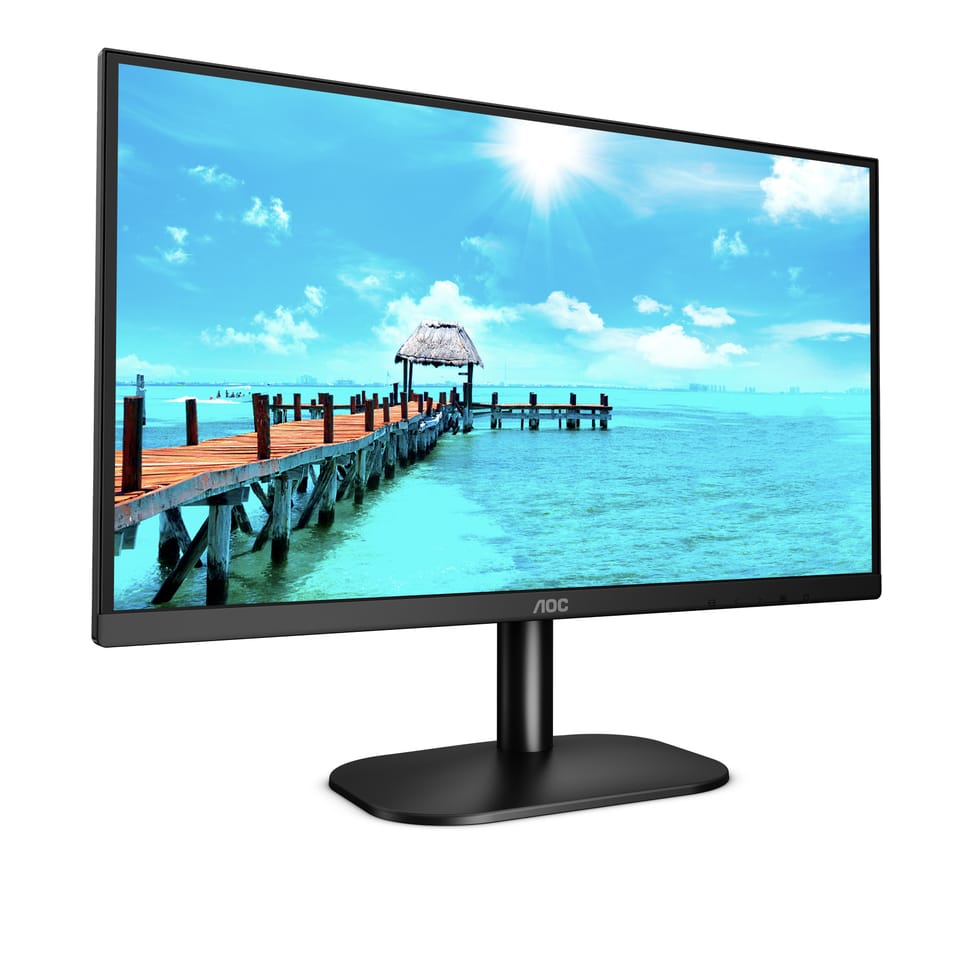 AOC B2 24B2XH/EU LED display 60,5 cm (23.8") 1920 x 1080 pixels Full HD Noir (24B2XH/EU) — image 5