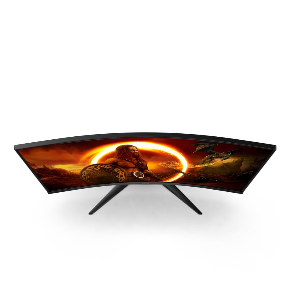 AOC G2 CQ32G2SE/BK LED display 80 cm (31.5") 2560 x 1440 pixels 2K Ultra HD Noir, Rouge (CQ32G2SE/BK) — image 6