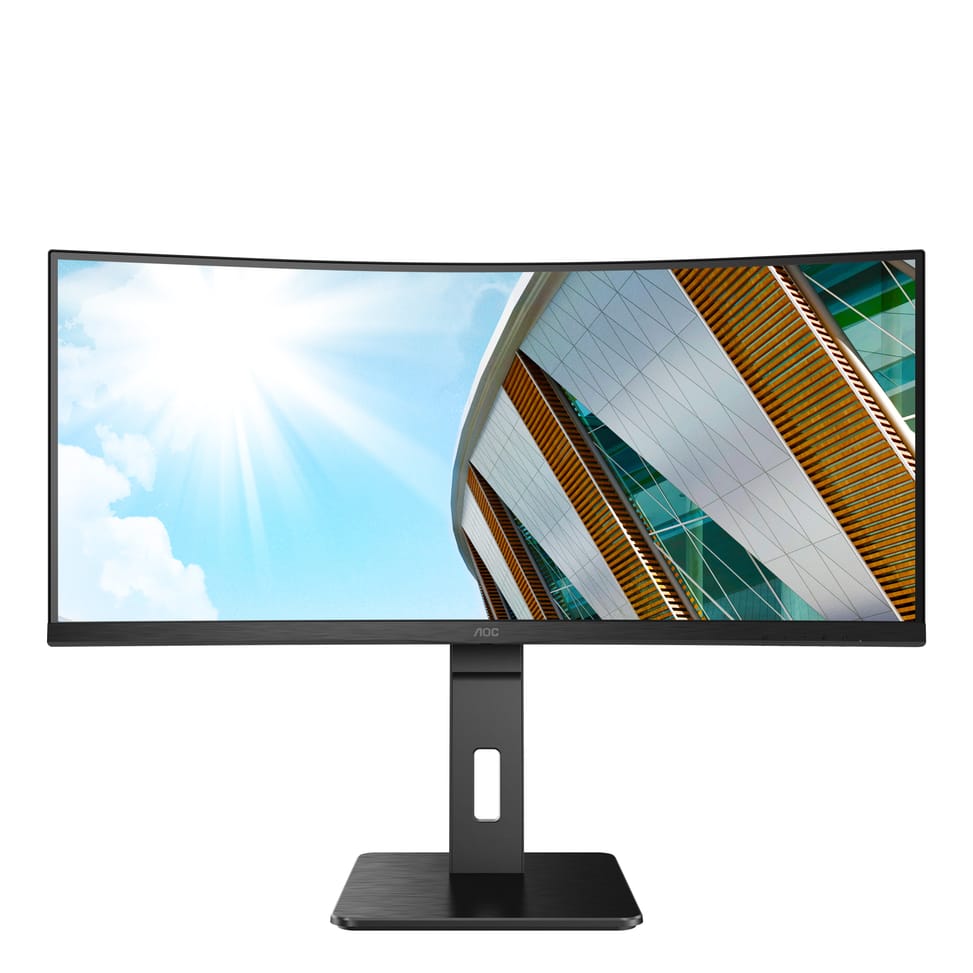 AOC P2 CU34P2A LED display 86,4 cm (34") 3440 x 1440 pixels Quad HD Noir (CU34P2A) — image 3