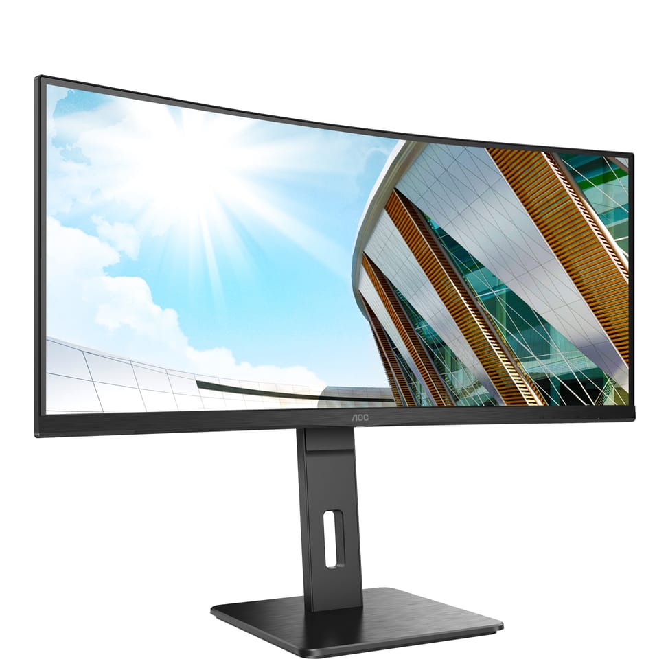 AOC P2 CU34P2A LED display 86,4 cm (34") 3440 x 1440 pixels Quad HD Noir (CU34P2A) — image 5
