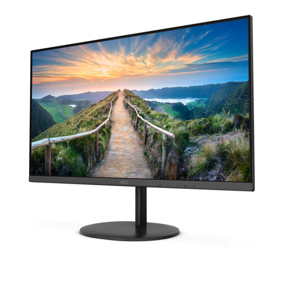 AOC V4 Q24V4EA LED display 60,5 cm (23.8") 2560 x 1440 pixels 2K Ultra HD Noir (Q24V4EA) — image 4