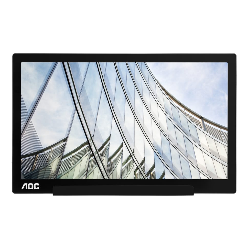 AOC 01 Series I1601FWUX écran plat de PC 39,6 cm (15.6") 1920 x 1080 pixels Full HD LED Argent, Noir (I1601FWUX) — image 2
