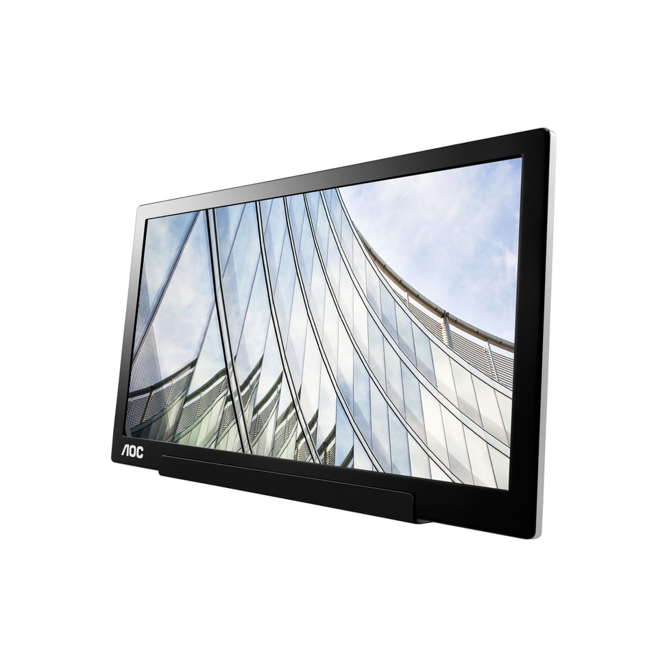 AOC 01 Series I1601FWUX écran plat de PC 39,6 cm (15.6") 1920 x 1080 pixels Full HD LED Argent, Noir (I1601FWUX) — image 3
