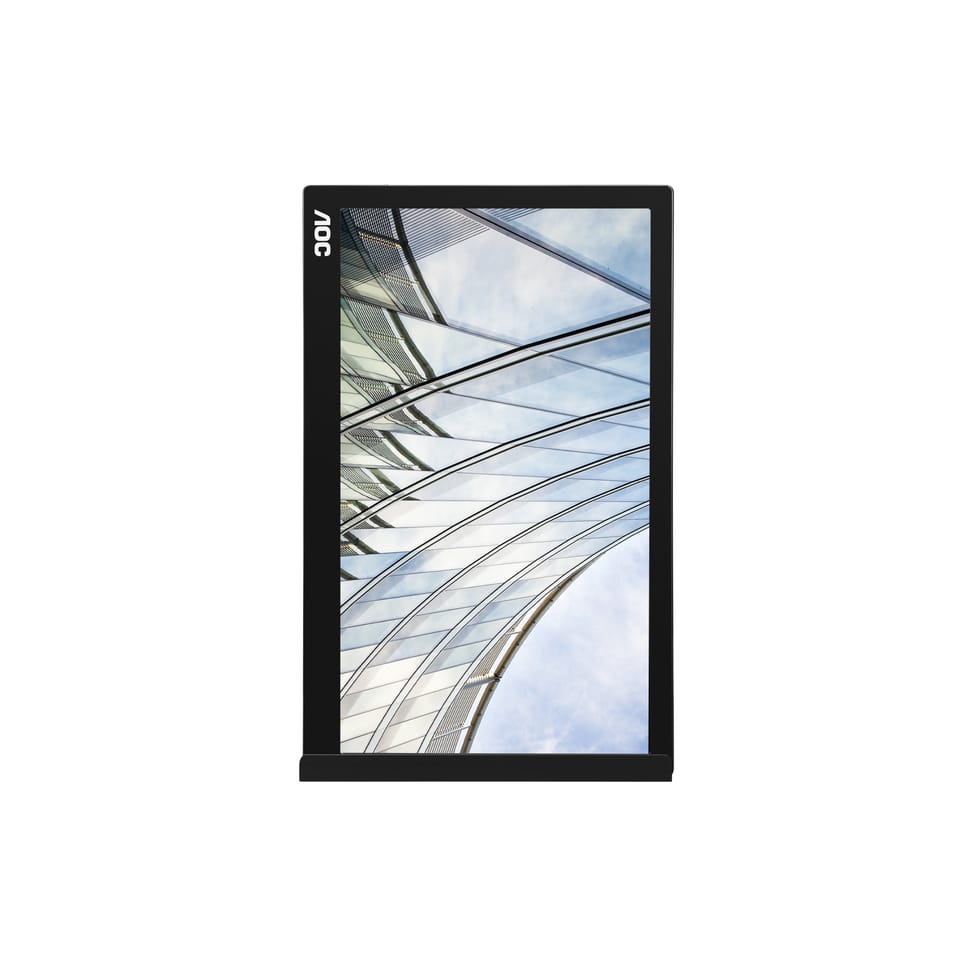 AOC 01 Series I1601FWUX écran plat de PC 39,6 cm (15.6") 1920 x 1080 pixels Full HD LED Argent, Noir (I1601FWUX) — image 5