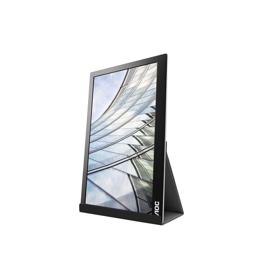 AOC 01 Series I1601FWUX écran plat de PC 39,6 cm (15.6") 1920 x 1080 pixels Full HD LED Argent, Noir (I1601FWUX) — image 7