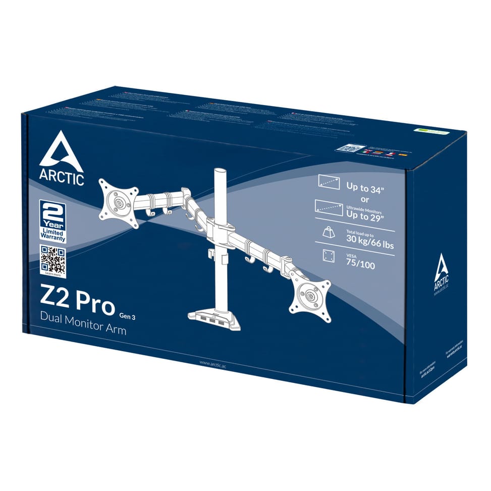 ARCTIC Z2 Pro (Gen 3) 86,4 cm (34") Noir Bureau (AEMNT00050A) — image 15