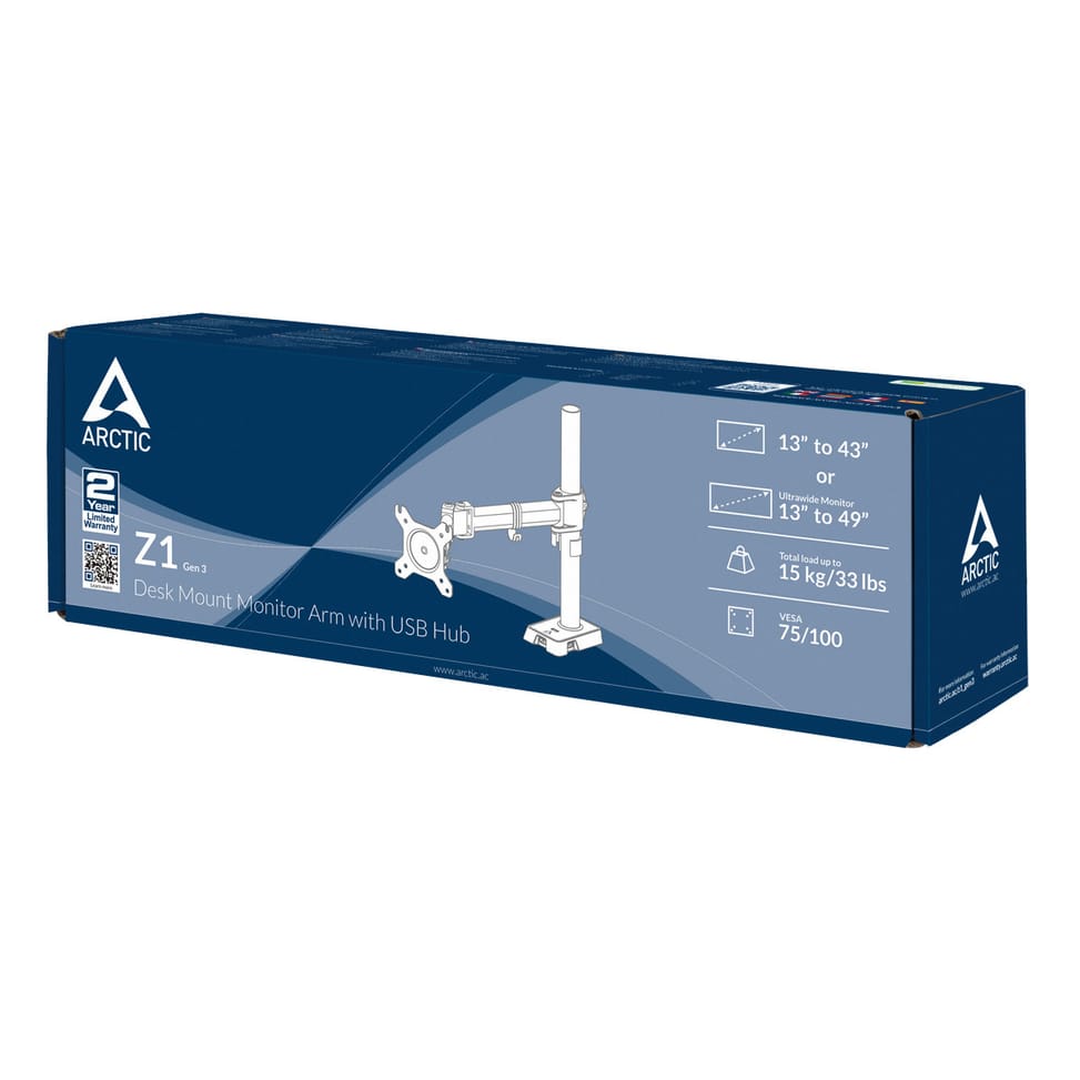ARCTIC Z1 (Gen 3) 96,5 cm (38") Noir Bureau (AEMNT00052A) — image 12