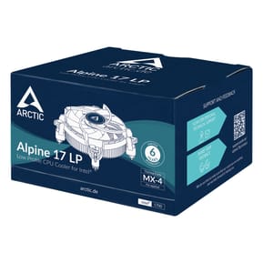 ARCTIC Alpine 17 LP Processeur Refroidisseur d'air 8,8 cm Aluminium, Noir 1 pièce(s) (ACALP00042A) — image 7