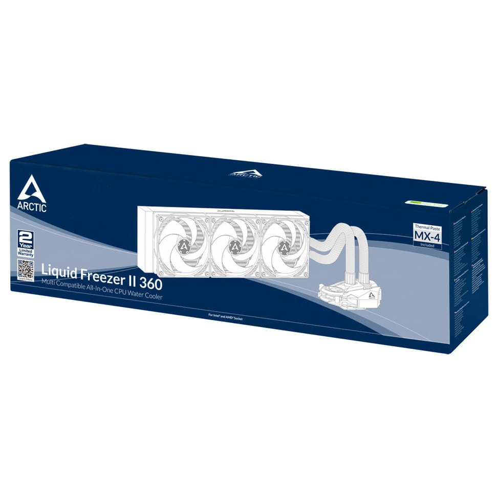 ARCTIC Liquid Freezer II 360 Processeur Refroidisseur de liquide tout-en-un 12 cm Noir 1 pièce(s) (ACFRE00068A) — image 7