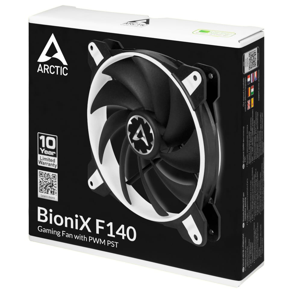ARCTIC BioniX F140 Boitier PC Ventilateur 14 cm Noir, Blanc (ACFAN00096A) — image 5