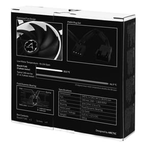 ARCTIC BioniX F140 Boitier PC Ventilateur 14 cm Noir, Blanc (ACFAN00096A) — image 6