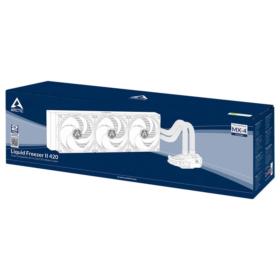 ARCTIC Liquid Freezer II 420 Processeur Refroidisseur de liquide tout-en-un 14 cm Noir 1 pièce(s) (ACFRE00092A) — image 5