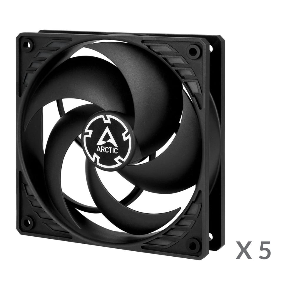 ARCTIC P12 Value Pack Boitier PC Ventilateur 12 cm Noir (ACFAN00135A) — image 2