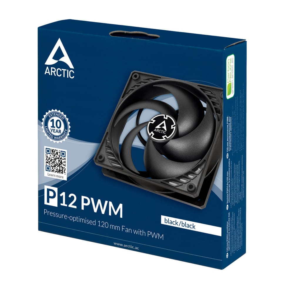 ARCTIC P12 PWM Boitier PC Ventilateur 12 cm Noir (ACFAN00119A) — image 5