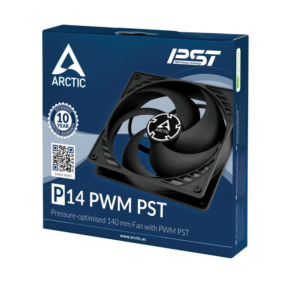 ARCTIC P14 PWM PST Boitier PC Ventilateur 14 cm Noir (ACFAN00125A) — image 6
