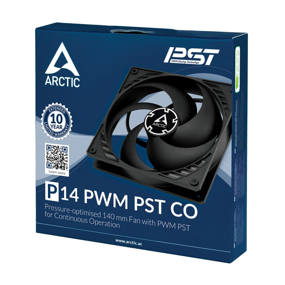 ARCTIC P14 PWM PST CO Boitier PC Ventilateur 14 cm Noir (ACFAN00126A) — image 6
