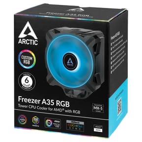 ARCTIC Freezer A35 RGB Processeur Refroidisseur 11,2 cm Noir 1 pièce(s) (ACFRE00114A) — image 8